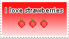 I love strawberries